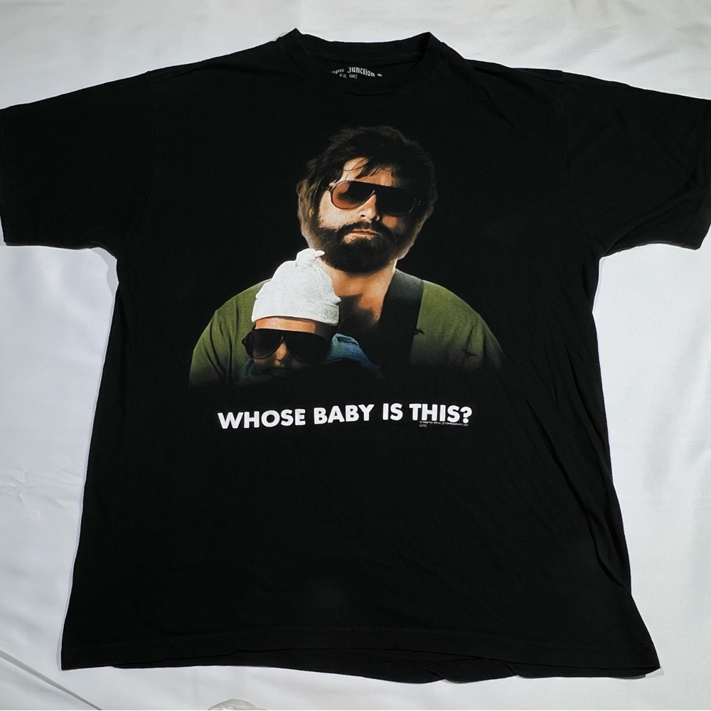 Whose Baby Is This? The Hangover Warner  Bros PROMO Adult Tee Size L.